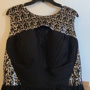 Plus Black Formal Gown